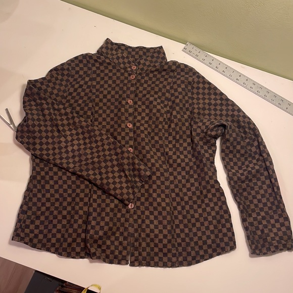 FLAX checker button top - Picture 5 of 6